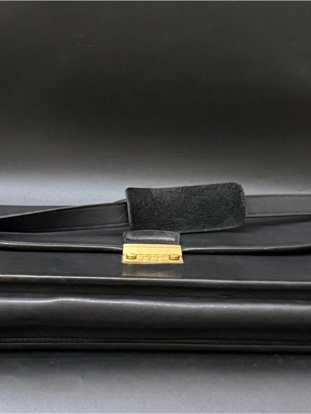 Vintage 90’s COACH Black Leather Diplomat Attache or Business Attaché Briefcase - Picture 5 of 16